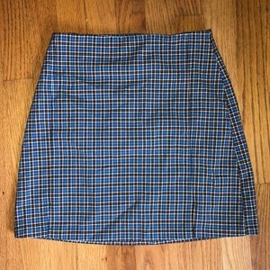 Brandy Melville Plaid Mini Skirt